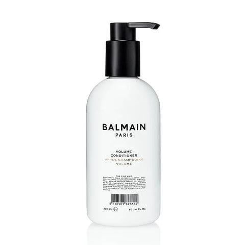Balmain Volume Conditioner in a 300ml bottle by Jag Couture London New York, showcasing the sleek packaging on a white background.