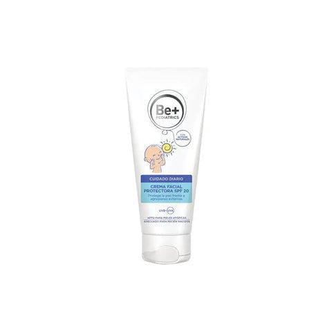 Be Pediatrics protective face cream with SPF20 in a 40ml tube, designed for children's sensitive skin by Jag Couture London New York