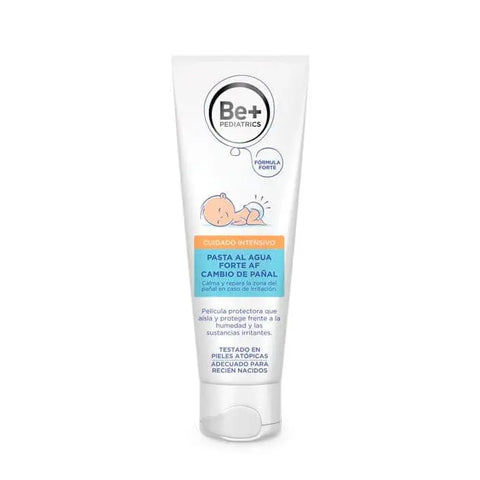 Be+ Pediatrics Water Paste Forte 60ml by Jag Couture London and New York, showing the tube with a white and blue label.