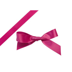 Beauty pink single faced satin ribbon Jag Couture London - New York