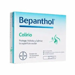 Bepanthol® Sterile Eye Drops 10 Single Doses X 0,5ml Jag Couture London - New York