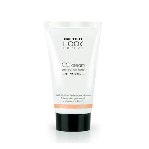 Beter CC Cream Perfect Colour Natural SPF 30 by Jag Couture London New York, showcasing the tube with product details.