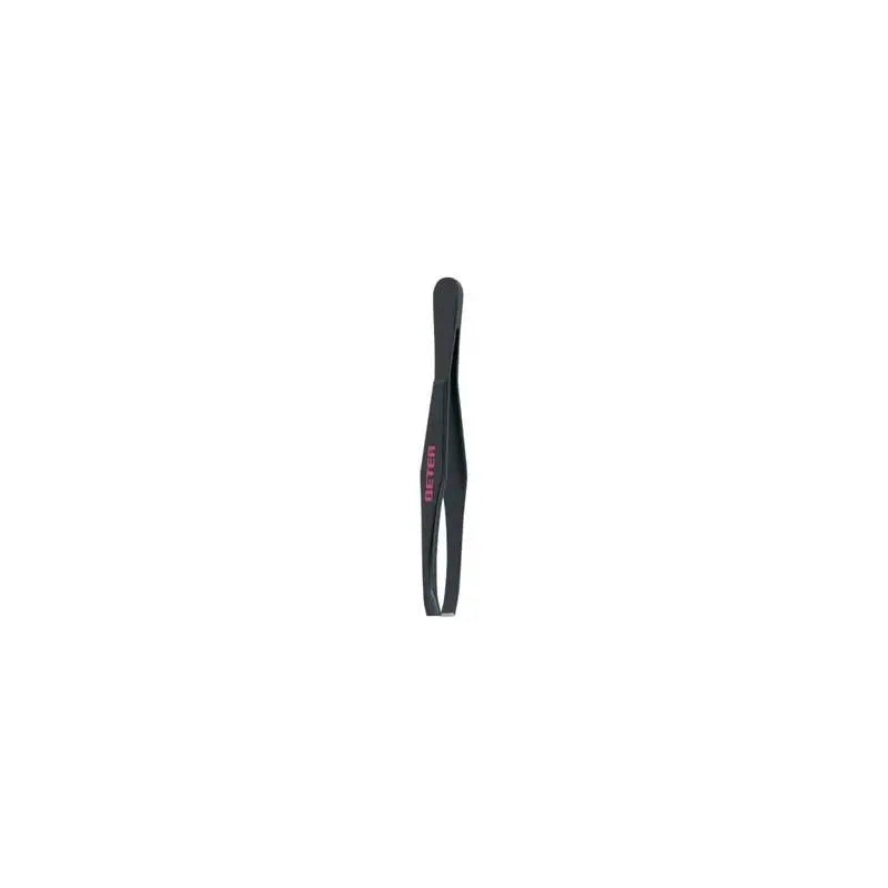 Beter Straight Black Hair Removal Tweezers Jag Couture London - New York