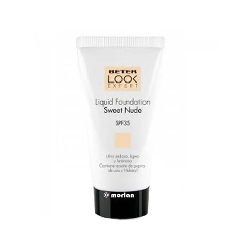 Beter Sweet Nude Face Makeup 1U by Jag Couture London New York, close-up of nude-colored face makeup product.