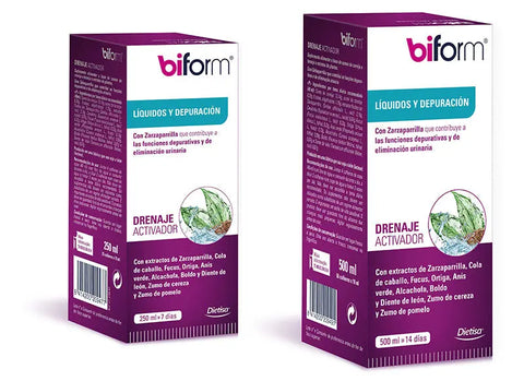 Biform Drenaje Activador 250ml bottle by Jag Couture London New York, featuring a sleek design and product label.