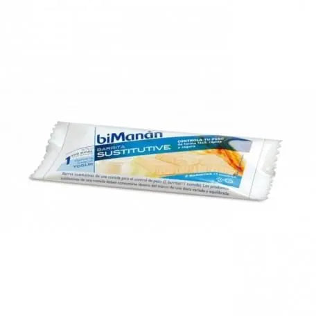 Bimanán Sustitutive Yoghurt Box with 24 bars by Jag Couture London New York, showing colorful packaged yogurt bars.
