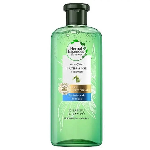 Jag Couture London New York Bio:Renew Potent Aloe and Bamboo Shampoo 380ml bottle with green and white packaging