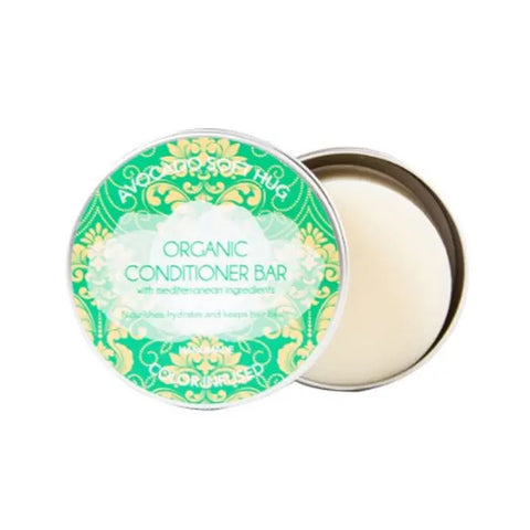 Biocosme Organic Avocado Conditioner Bar by Jag Couture London, 120g, natural hair care product with fresh avocado ingredients.