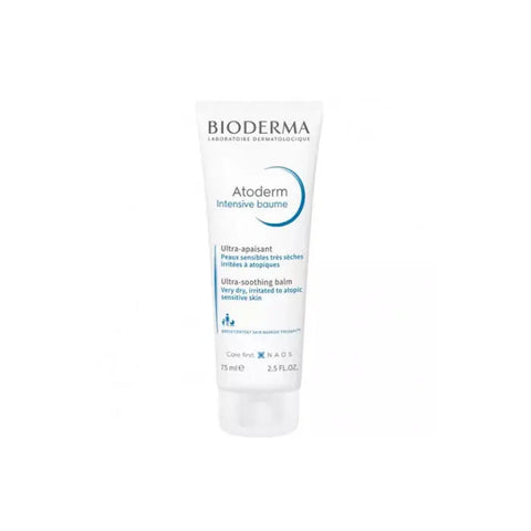 Bioderma Atoderm Intensive Gel-Crema in 75ml tube, moisturizing skincare product by Jag Couture London New York, close-up shot