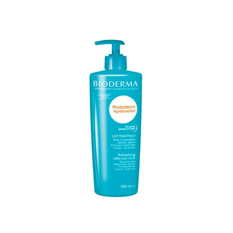 Bioderma Photoderm After Sun SPF30 milk in 500ml bottle, moisturizing after sun skincare from Jag Couture London New York