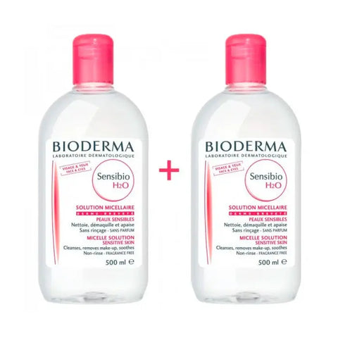 Bioderma Sensibio H2O Make Up Removing Micelle Solution 2x500ml Jag Couture London - New York