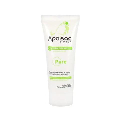 Biorga Apaisac Purifying Cream 40ml in a jar, designed for sensitive skin, by Jag Couture London New York.