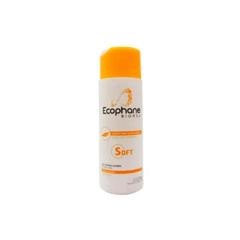 Biorga Ecophane Ultrasoft Shampoo 200ml from Jag Couture London - New York, showing the shampoo bottle with label and packaging.