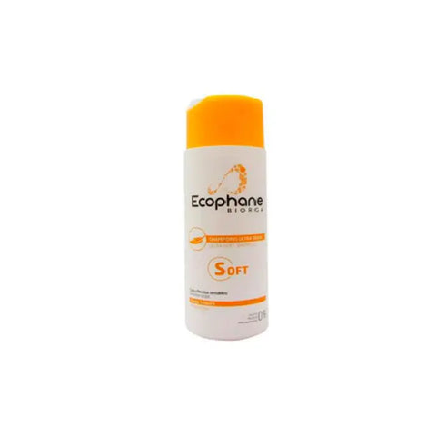 Biorga Ecophane Ultrasoft Shampoo 500ml in a clear bottle with a pump dispenser, labeled with the Biorga and Jag Couture London branding.