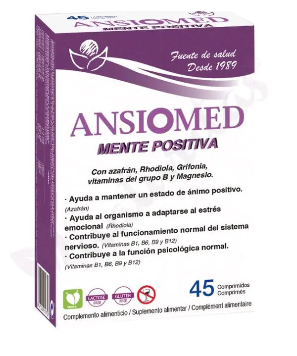 Bioserum Ansiomed Mente Positiva 45 Comprimidos Jag Couture London - New York
