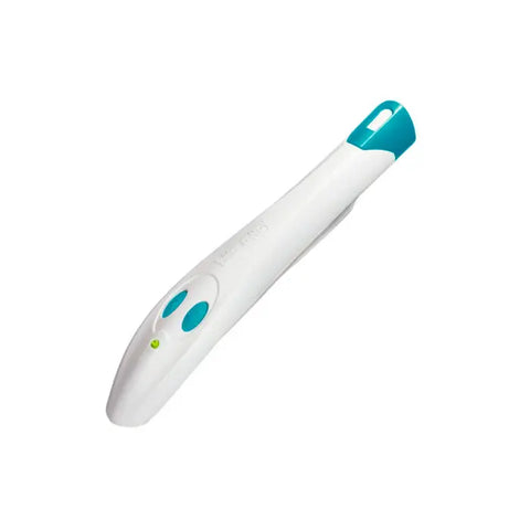 Jag Couture London New York Bite Away insect bite device with a sleek design and handheld applicator for skin relief.