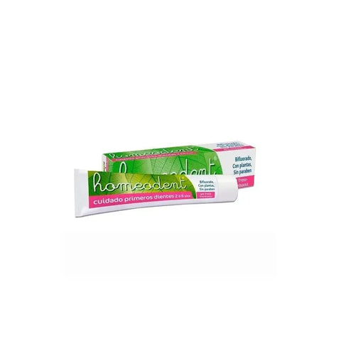 Boiron Homeodent Red Fruit Toothpaste for Children 50ml in a colorful tube, designed for kids' dental care.