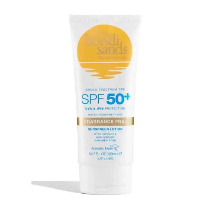 Bondi Sands Body Sunscreen Lotion Fragance Free Spf50+ 150ml Jag Couture London - New York