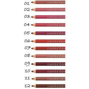 Bourjois Contour Edition Lipliner 02 in 1.14g, showcasing the sleek black and silver packaging with the lipliner tip visible.