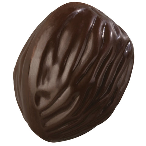 Jag Couture London Noa Dark praline with caramelized nuts chocolate bar, 16.2g, showcasing rich dark chocolate and crunchy nuts.