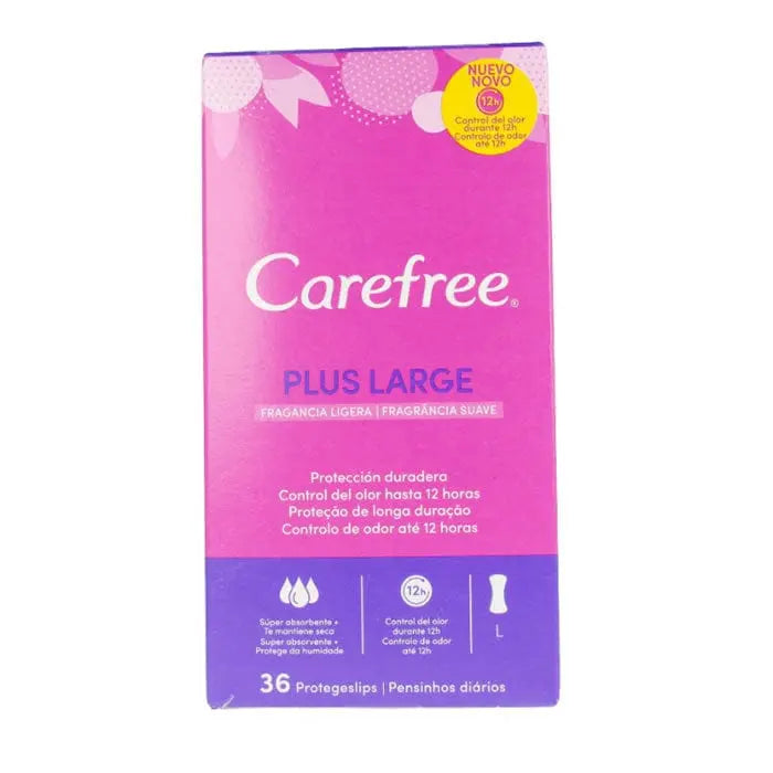 Jag Couture London - New York Carefree Plus Large Pantyliners 36 Units