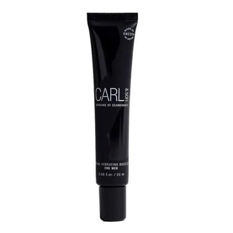 Carl & Son Facial Hydrating Booster 20ml from Jag Couture London New York, showing the clear glass bottle with a dropper cap.
