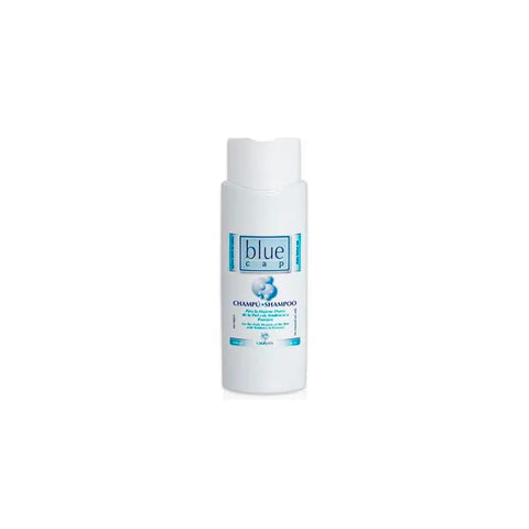 Catalysis Blue Cap Skin Shampoo bottle by Jag Couture London, 150ml, featuring a blue cap and sleek label design.