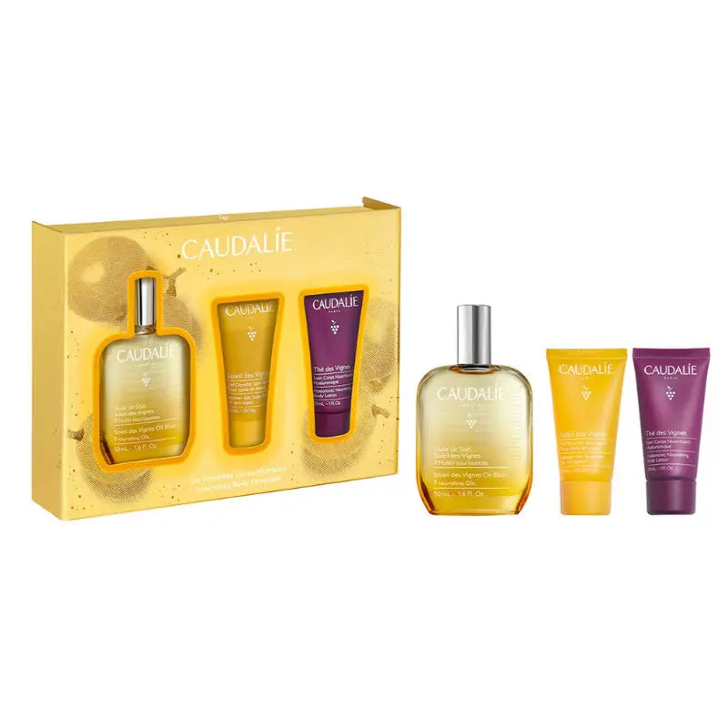 Caudalie Soleil Des Vignes Treatment Oil 50ml Set of 3 Pieces Jag Couture London - New York
