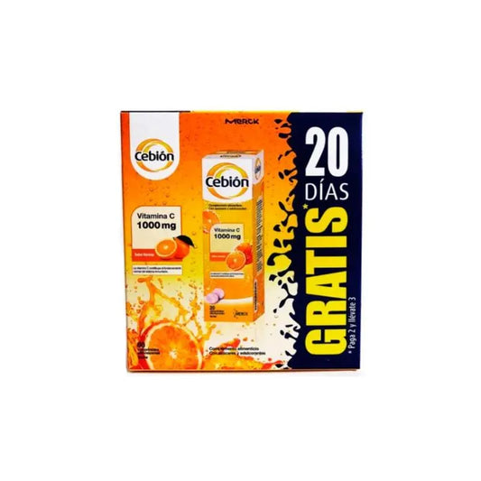 Cebión Vitamina C 1000 Mg Pack 3x20 Comprimidos Efervescentes Jag Couture London - New York