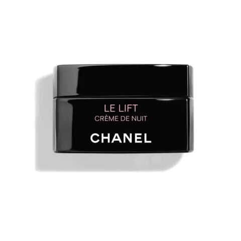 Chanel Le Lift Crème De Nuit 50ml jar with elegant packaging, designed for nourishing overnight skincare by Chanel.