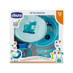 Chicco All You Need 12m+ Blue Set 5 Pieces Jag Couture London - New York