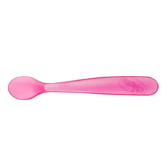 Jag Couture London - New York Chicco Duplo Soft Pink Silicone Spoon 6m+ 2 Units
