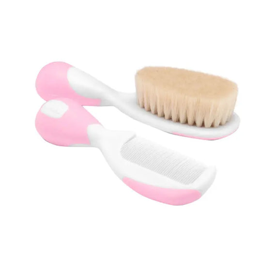 Chicco Infant Hairbrush and Comb Pink Jag Couture London - New York