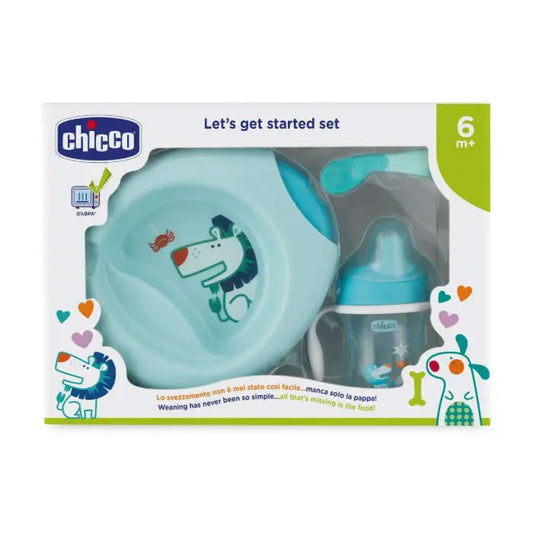 Jag Couture London - New York Chicco Let's Get Started 6m+ Blue Set 3 Pieces
