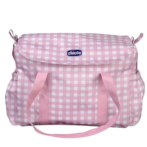 Chicco maternity changing bag by Jag Couture London New York with multiple compartments and stylish design for moms on the go.