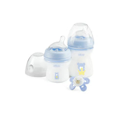 Chicco Natural Feeling Blue 0M+ Set 3 Pieces Jag Couture London - New York