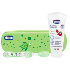 Chicco Oral Green 12m+ Set 2 Pieces Jag Couture London - New York