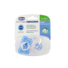 Chicco Pacifier Physio Light Blue 6-16M 2U Jag Couture London - New York