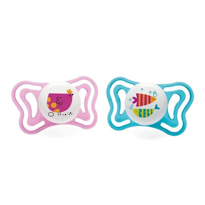 Chicco Pacifier Physio Light Pink 16-36M 2U Jag Couture London - New York