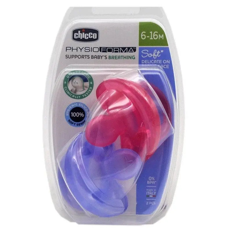 Jag Couture London - New York Chicco Physio Soft Soother 2 Uts