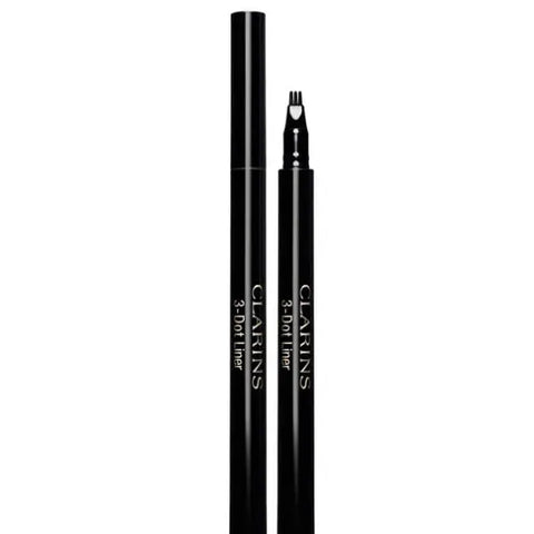Clarins 3 Dot Liner in black, 0.7ml, showcasing the precise applicator and sleek packaging from Jag Couture London New York.