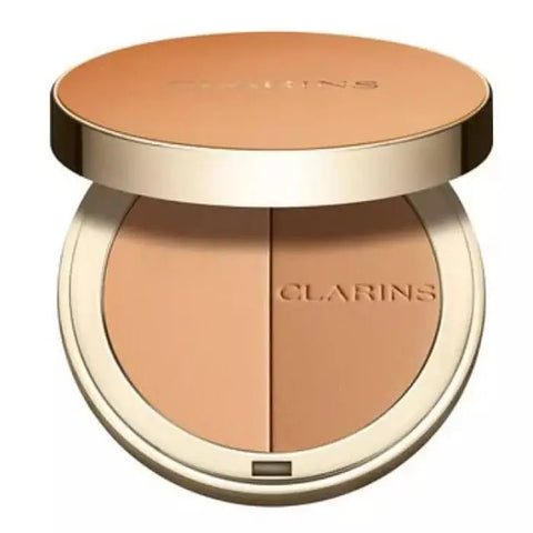Clarins Ever Bronzer Compact Powder in shade 02, with a sleek design, from Jag Couture London - New York.