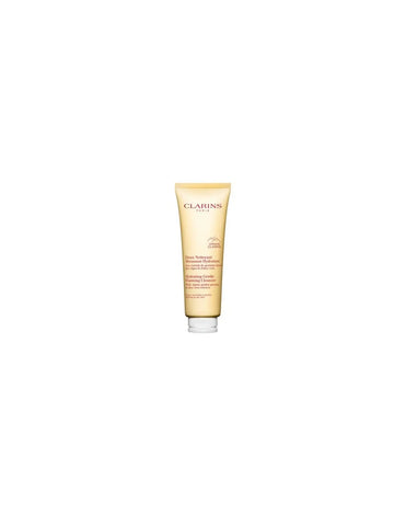 Clarins Hydrating Gentle Foaming Cleanser in 125ml bottle, designed for gentle skin cleansing, by Jag Couture London New York.