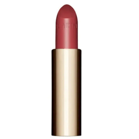 Clarins Joli Rouge Satin 732 Grenadine lipstick refill in 3.5g with sleek packaging, displayed with brand branding in the background.