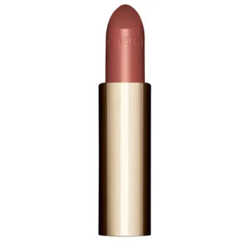 Clarins Joli Rouge Satin 757 Nude Brick lipstick refill in 3.5g, showcasing the sleek packaging and rich, nude brick shade.