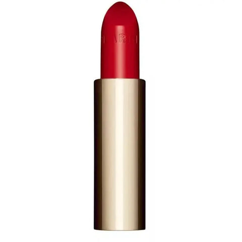 Clarins Joli Rouge Satin 768 Strawberry lipstick refill in a 3.5g compact, with sleek packaging, by Jag Couture London New York