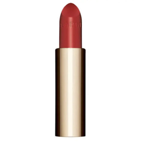 Clarins Joli Rouge Satin 771 Dahlia Red lipstick refill in 3.5g packaging, displayed with the product's sleek design