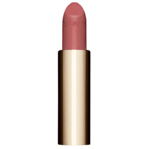 Clarins Joli Rouge Velvet La Recharge lipstick in shade Woodberry, 3.5g, with sleek packaging from Jag Couture London New York.
