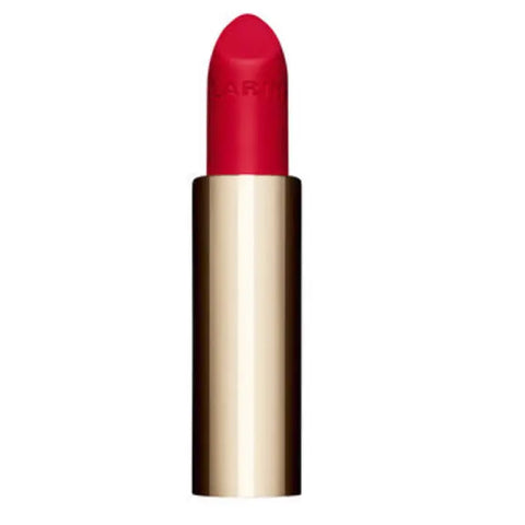 Clarins Joli Rouge Velvet La Recharge 760V Pink Cranberry lipstick in 3.5g with sleek packaging.