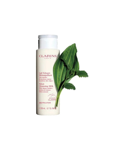 Clarins Leche Desmaquillante para todas las pieles en envase de 200ml, con fórmula suave para limpiar y quitar maquillaje facial.